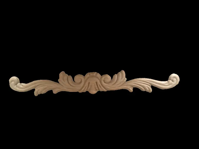 Ahşap Baskılı Aplik U1151 43x7cm