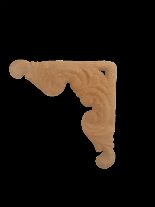 Ahşap Baskılı Aplik ENT1081 15x9cm