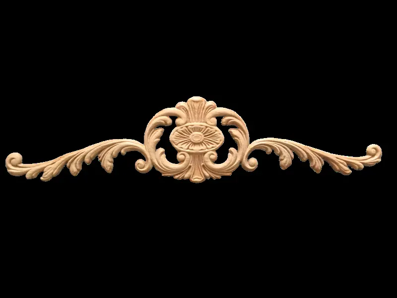 Ahşap Baskılı Aplik U1133 58x14cm