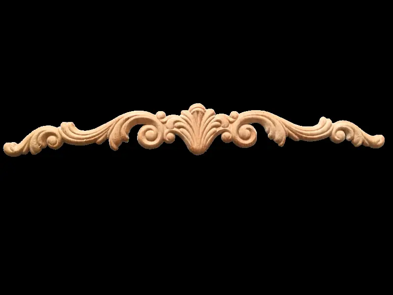 Ahşap Baskılı Aplik U1138 48x7cm