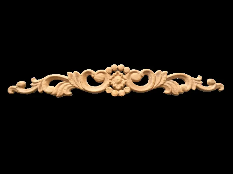 Ahşap Baskılı Aplik U1172 40x6cm